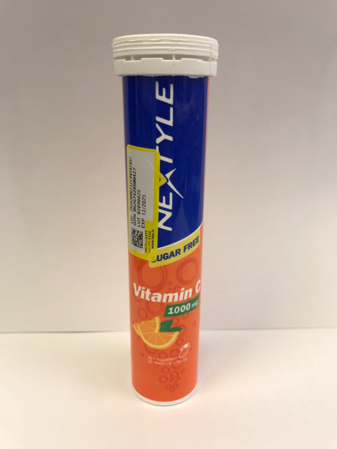 جوشان ویتامین سی 1000 میلی بدون قند پرتقالی NEXTYLE