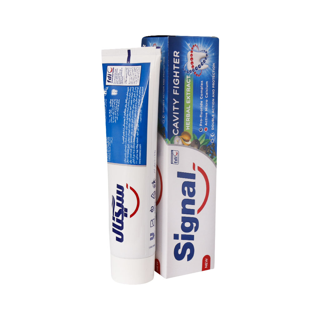 C جلوگیری از پوسیدگی سیگنال (با طعم گیاهی) CAVITY FIGHTER HERBAL EXTRACT SIGNAL
