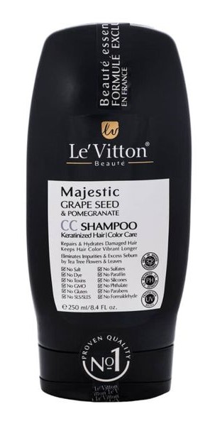 شامپو لویتون مدل CC SHAMPOO حاوی روغن دانه انار و انگور