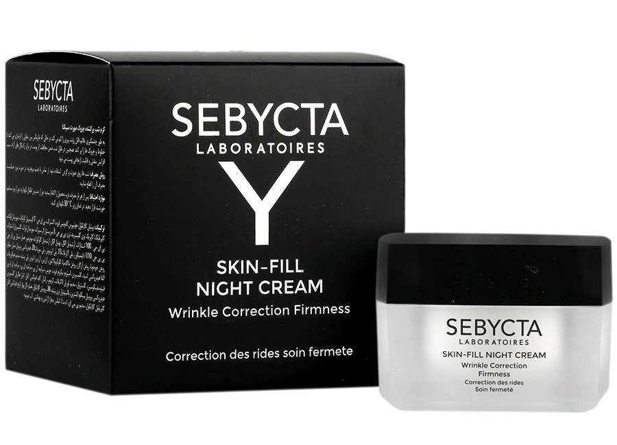 کرم شب پر کننده چروک صورت سبیکتا Skin Fill Night Cream Sebycta