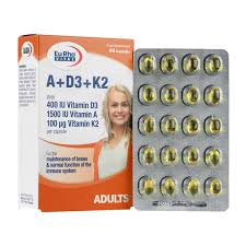 ویتامین آ و د3 و کا2 Vitamin A And D3 And K2