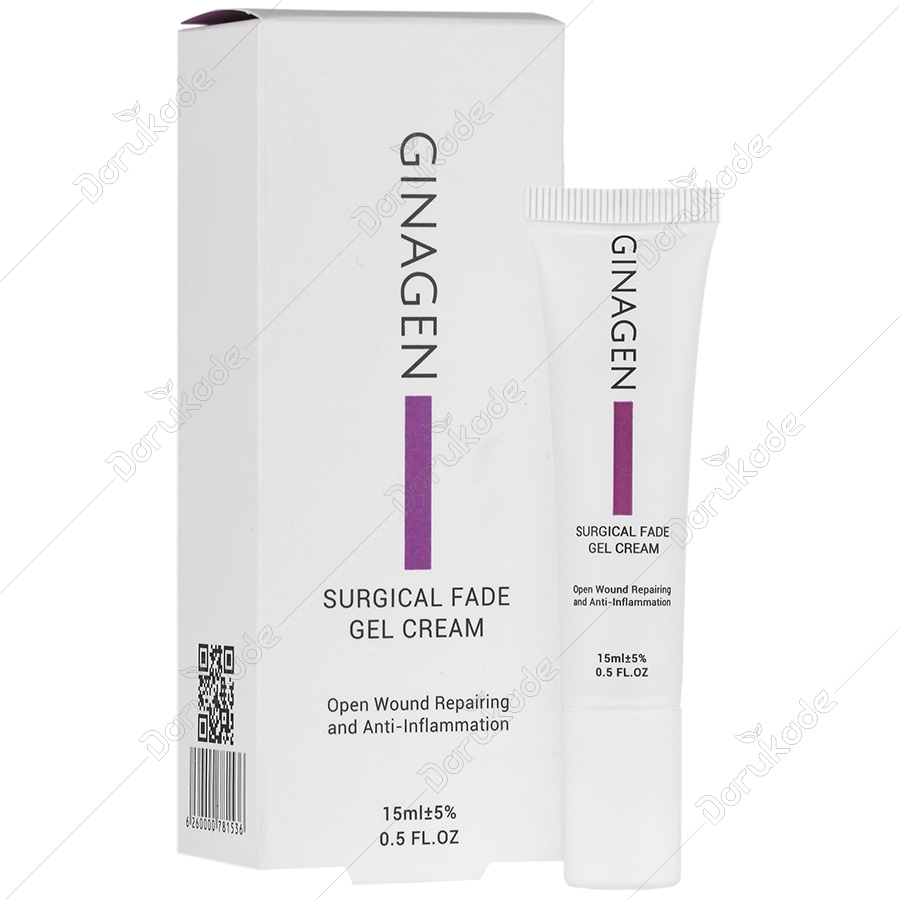 ژل کرم ترمیم کننده زخم باز  ژیناژن Surgical Fade
