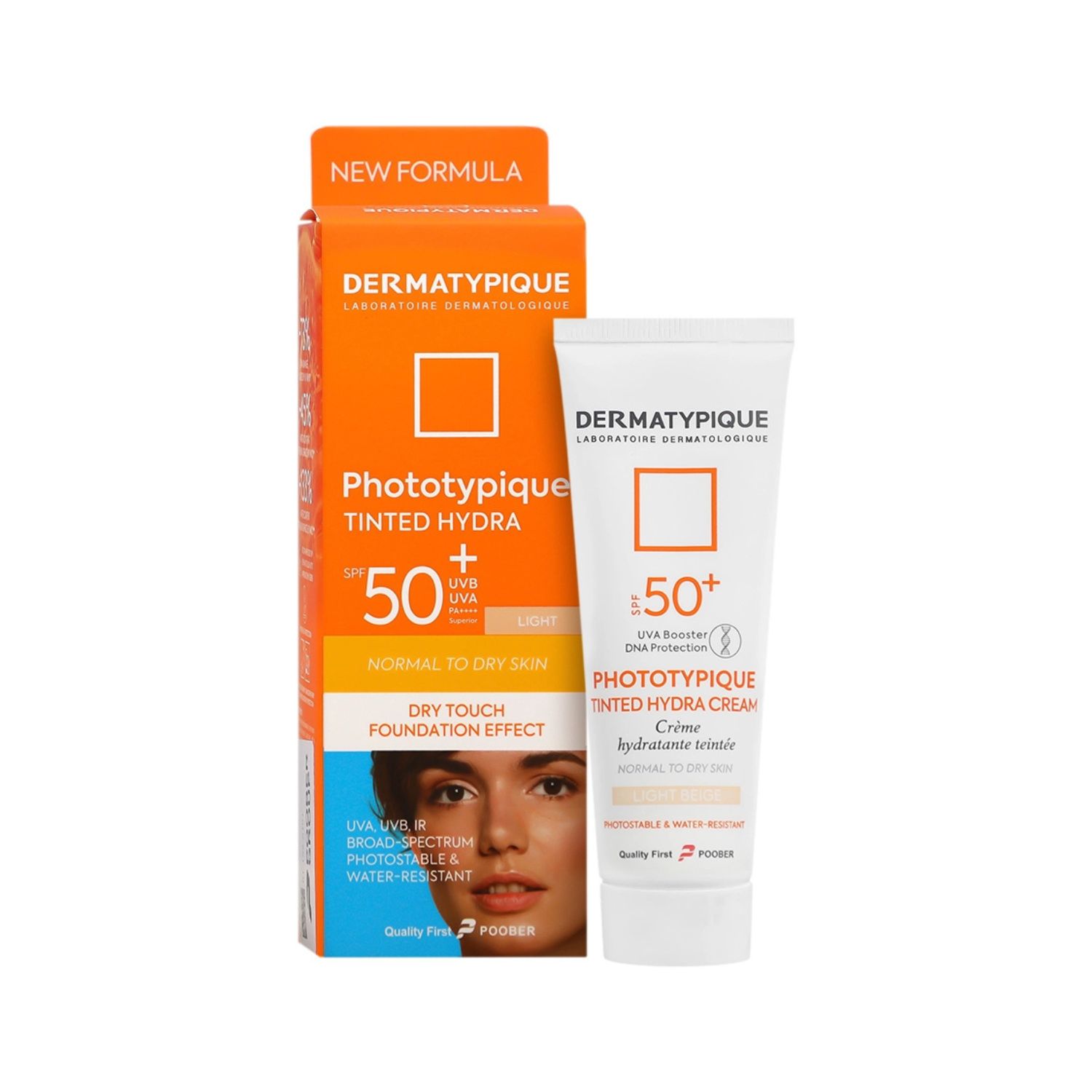 کرم ضد آفتاب رنگی پوست خشک SPF50 ( رنگ روشن ) درماتیپیک