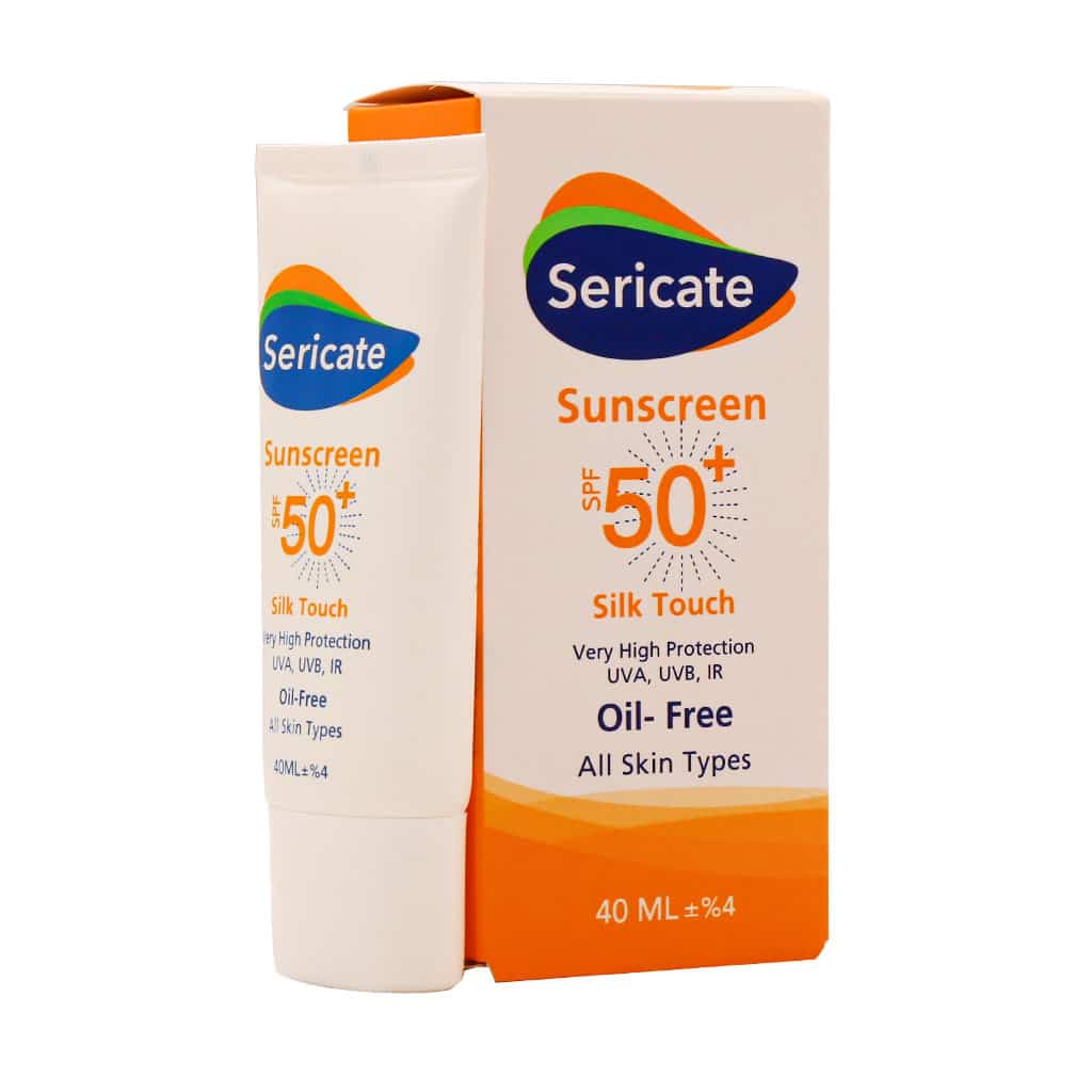 کرم ضد آفتاب سری کیت spf50 سیلک تاچ