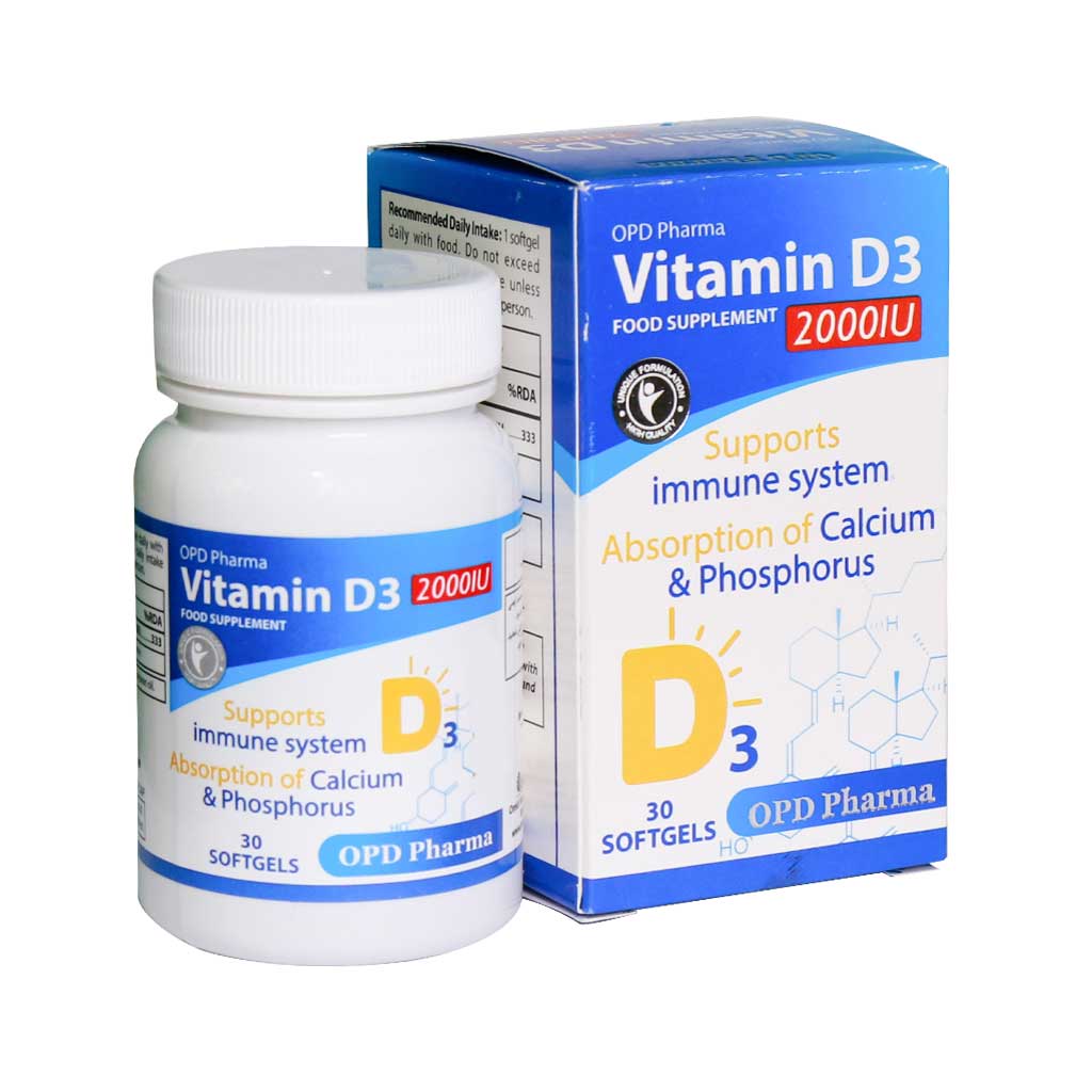 ویتامین D3 2000  او پی دی فارما